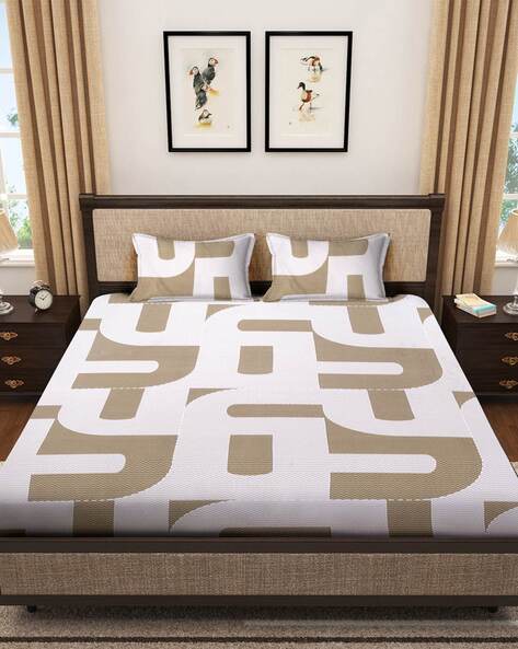 KLOTTHE Home Double Bedsheet