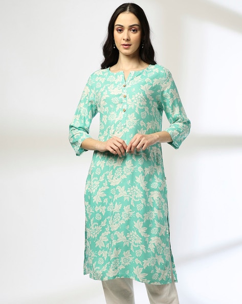 Women Victorian Floral Kurta