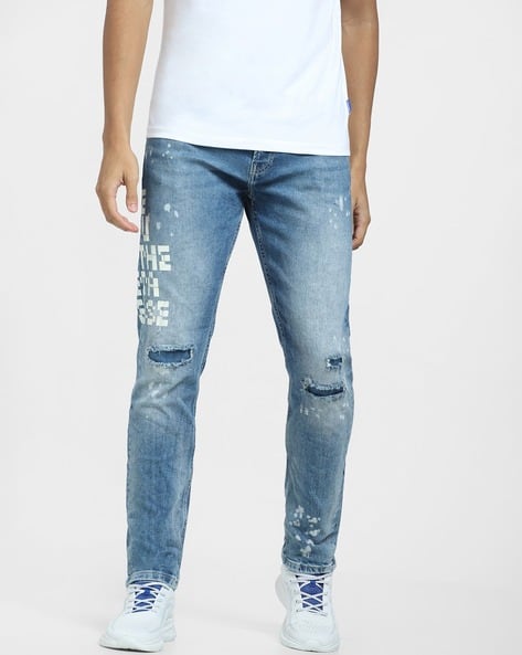 Men Denim Anti Fit Jeans