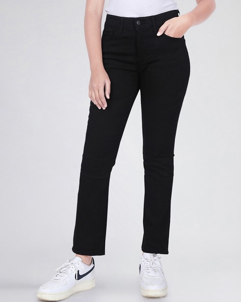 Lee Women Mid-Rise Straight Jeans