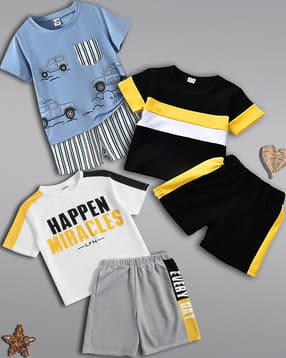 lofn Self-design Shorts & T-shirt Set-picture-36