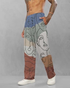 bullmer Men Graphic Track Pants-picture-13