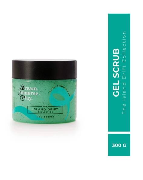 Dream. Immerse. Play. Gel Scrub The Island Drift Collection