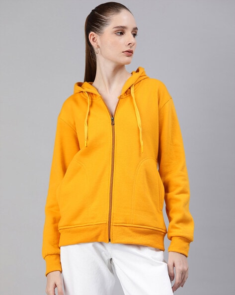 Mustard womens hoodie on sale