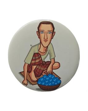 Graphicurry Mark Fridge Magnet