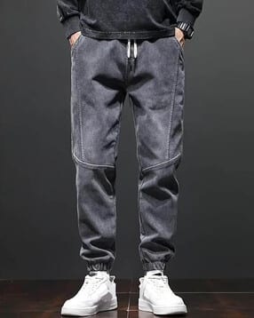 poshax Men Heavily Washed Jogger Jeans-picture-40
