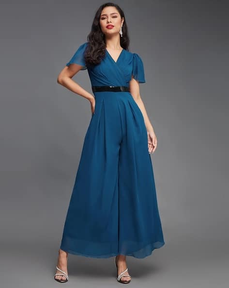 Buy Royal Blue Jumpsuits &Playsuits for Women by MISS CHASE Online
