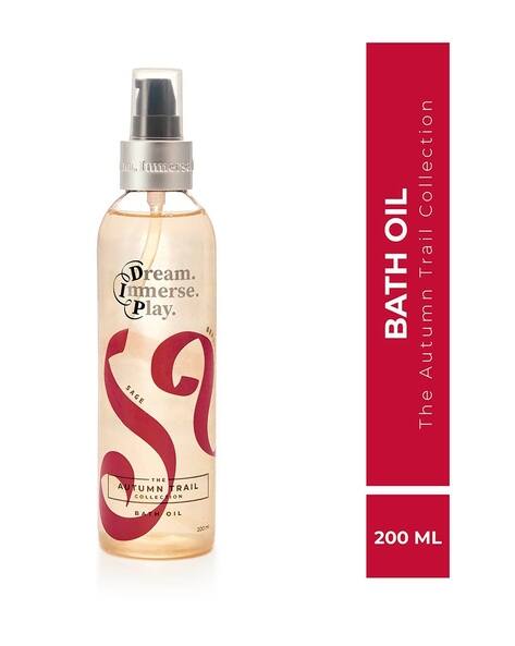 Dream. Immerse. Play. Bath Oil The Autumn Trail Collection