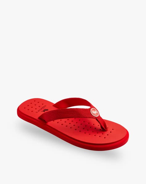 Buy Red Flip Flop \u0026 Slippers for Men by Neemans Online | Ajio.com