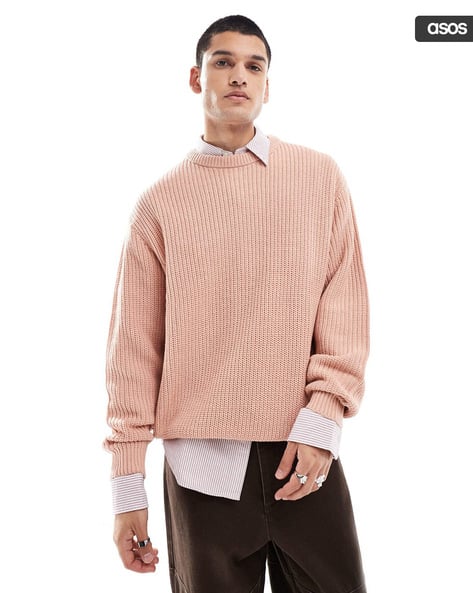 Buy Pink Sweaters Cardigans for Men by ASOS DESIGN Online
