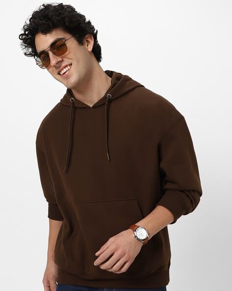 Buy Brown Sweatshirt Hoodies for Men by URBANO FASHION Online