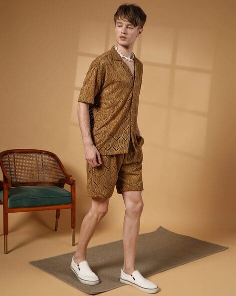Buy Brown Co-ord Sets for Men by Campus Sutra Online