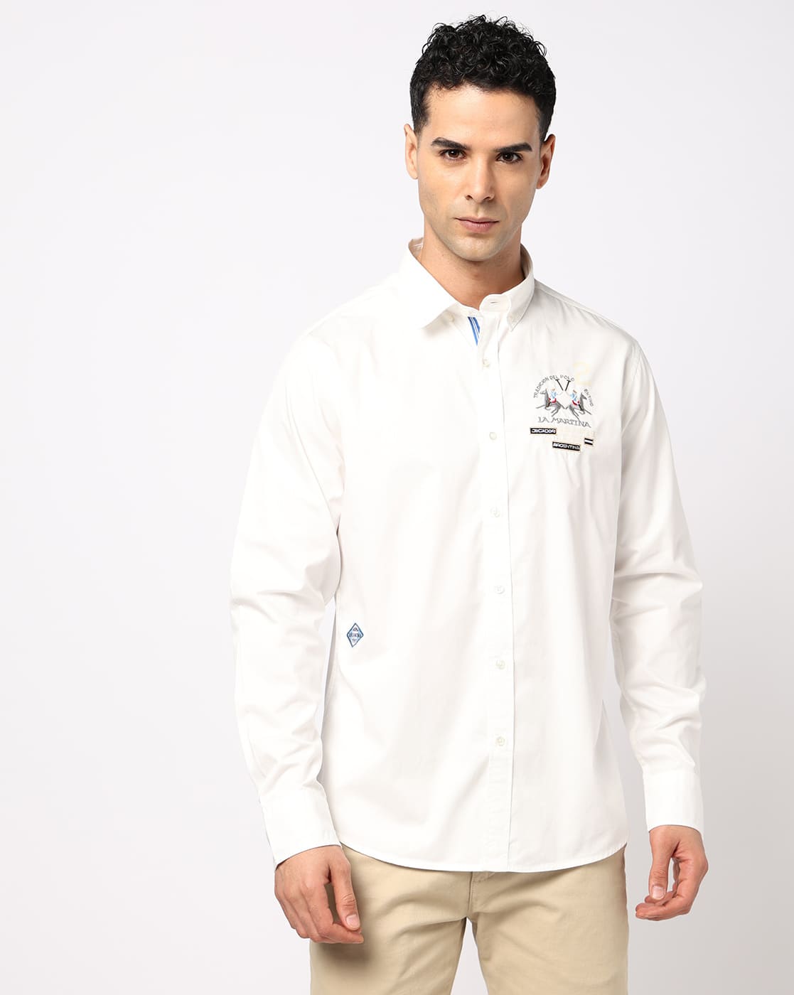 Buy White Shirts for Men by La Martina Online | Ajio.com