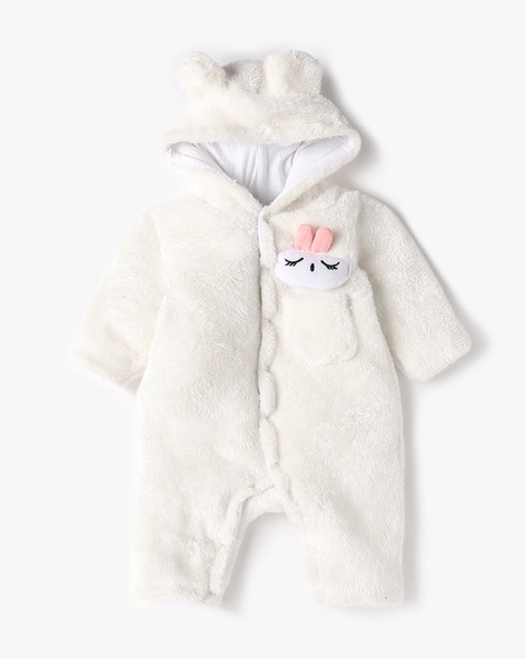 Papier Zigzag Rompers / White papier.Zigzag Rompers papier（パピエ