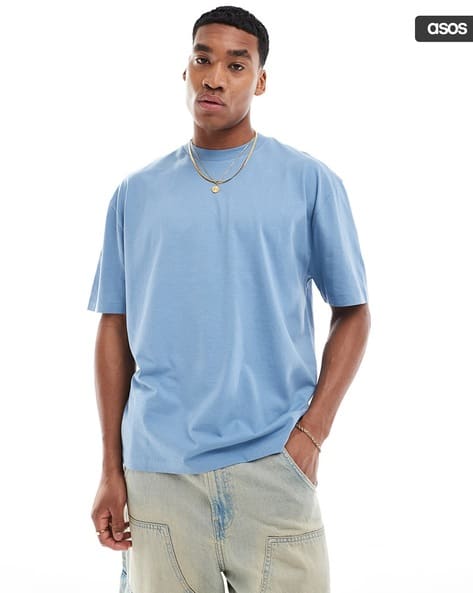 ASOS DESIGN Oversized T-Shirt with Los Angeles Cherub Back Print