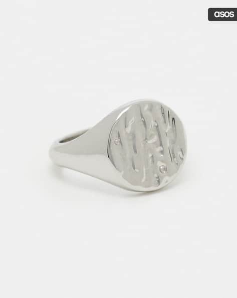 Buy Silver-Toned Rings for Men by ASOS DESIGN Online