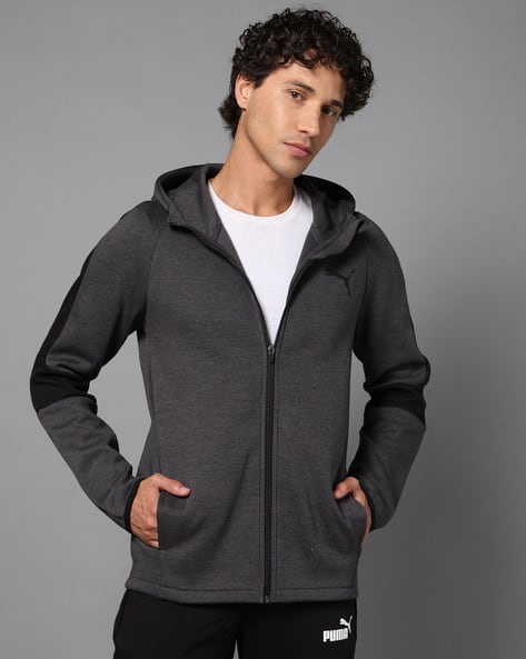 Puma Evostripe Core Zip-Front Slim Fit Hoodie