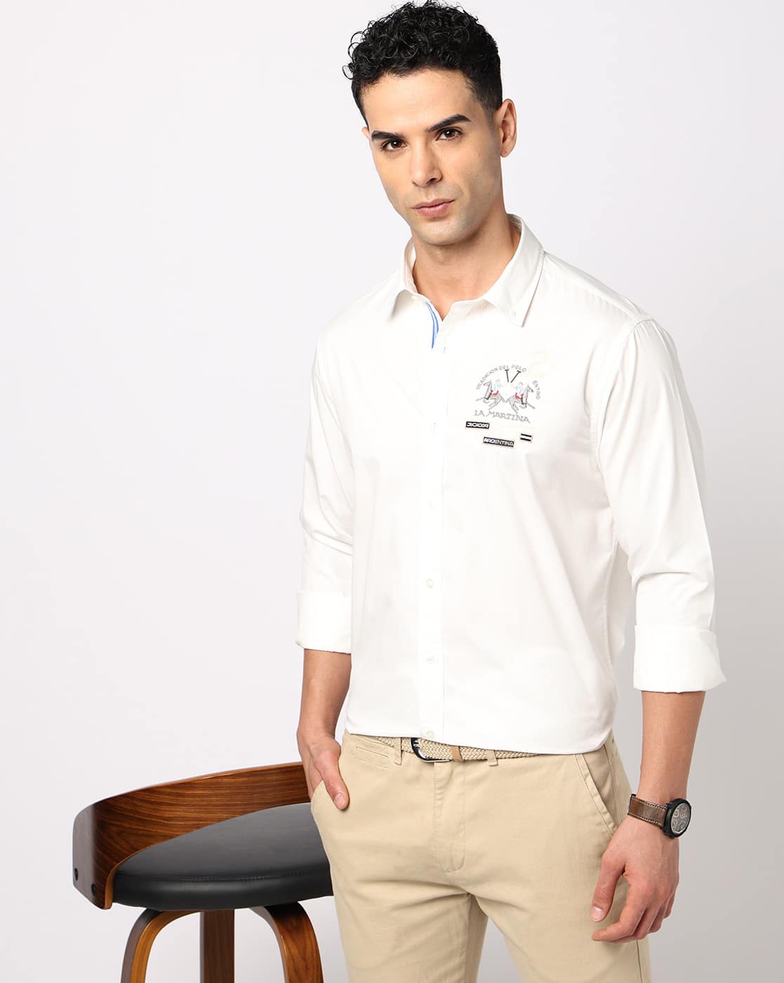 Buy White Shirts for Men by La Martina Online | Ajio.com