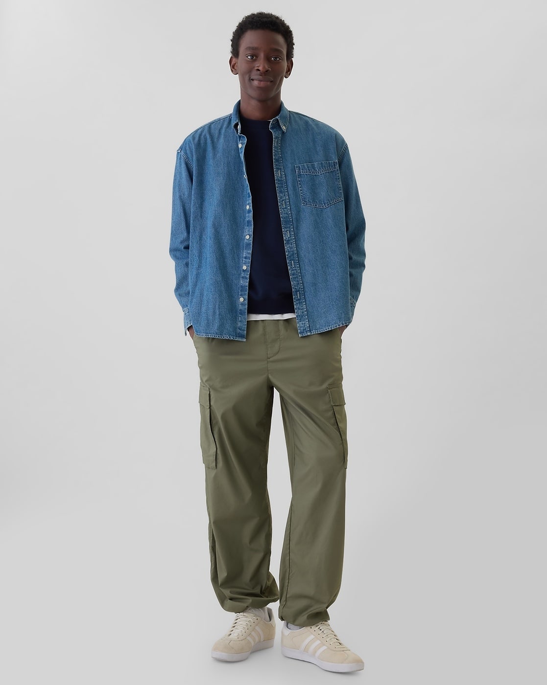 ス*ム様 old gap super baggy cargopants gree Buy Olive Green Trousers & Pants for Men by GAP Online | Ajio.com