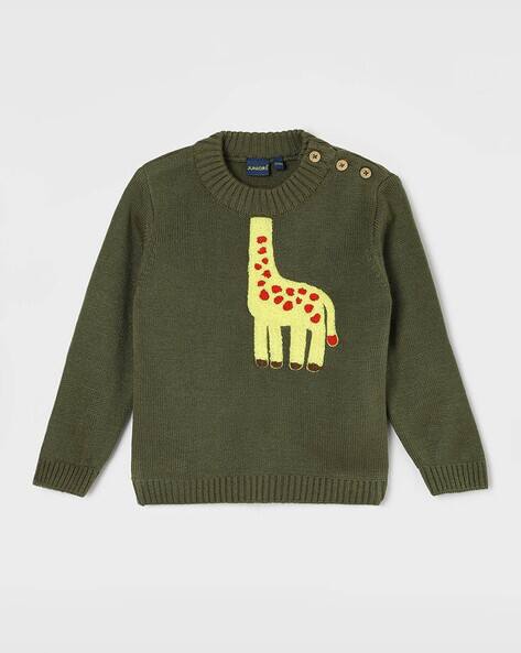 Buy Olive Sweaters Cardigans for Boys by Juniors by Lifestyle