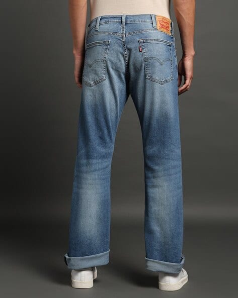 Men 517 Mid-Wash Bootcut Jeans