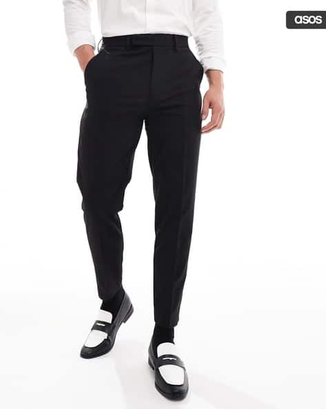 Buy Black Trousers Pants for Men by ASOS DESIGN Online