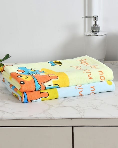 JARS Collections Kids Bath Towel for Girls Boys