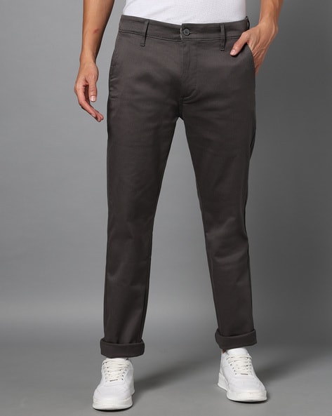 Levis Men Slim Fit Flat-Front Trousers