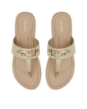 Women T-Strap Flat Sandals-image-7