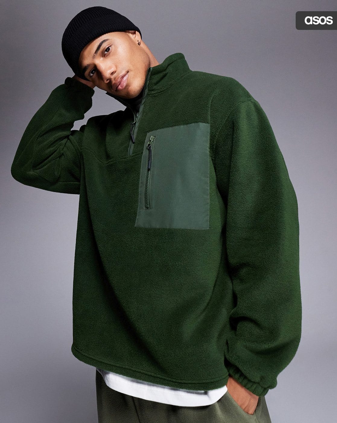 8gshoot BOA FLEECE HALF ZIP PULLOVER