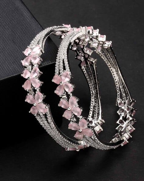 Buy Silver Bracelets Bangles for Women by NVR Online