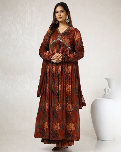 Buy Brown Kurta Suit Sets for Women by SOCH Online