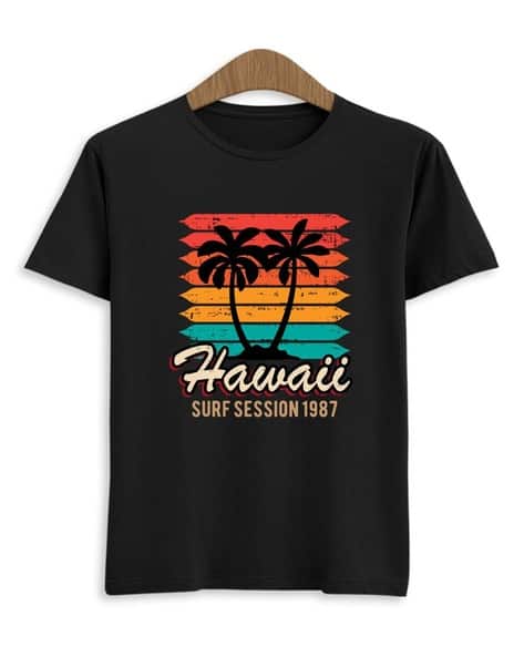 Buy Black Tshirts for Men by VIKESA Online