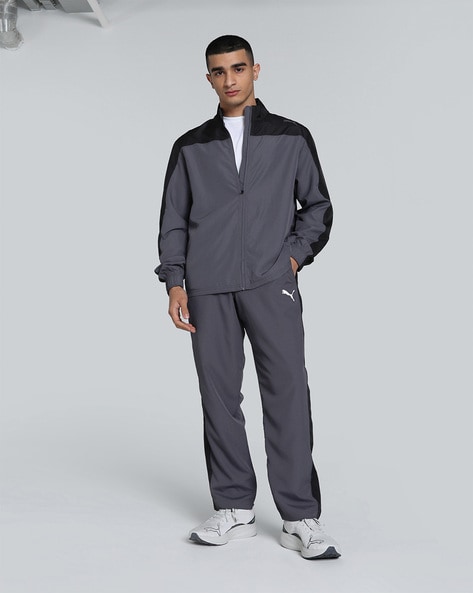 Puma tracksuit set grey hotsell