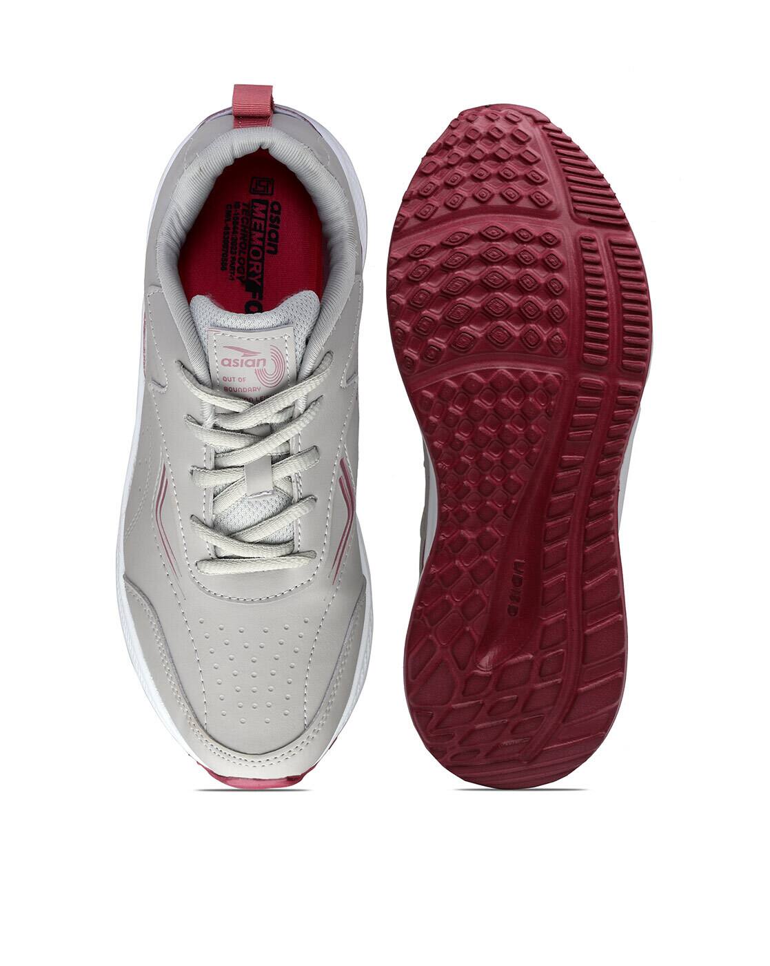 Buy ASIAN Women Low-Top Lace-Up Sneakers Online | Ajio.com