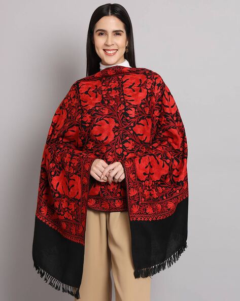 Women Embroidery Shawl Price in India