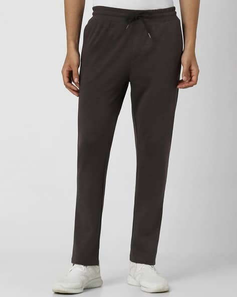 VAN HEUSEN Men Patterned Straight Track Pants with Insert Pockets