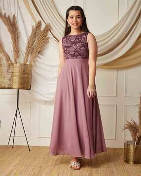 mizuki Girls Fit and Flare Dress-picture-0