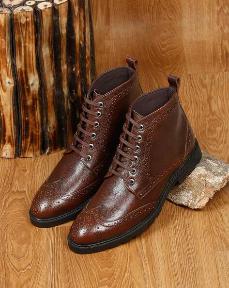 Buy American Brown Boots for Men by LOUIS STITCH Online Ajio