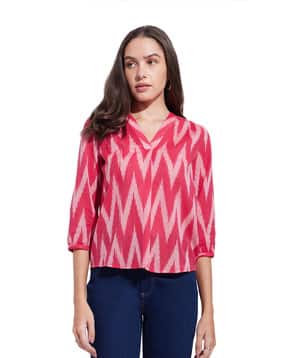 pink fort Women Self-design Top-picture-22