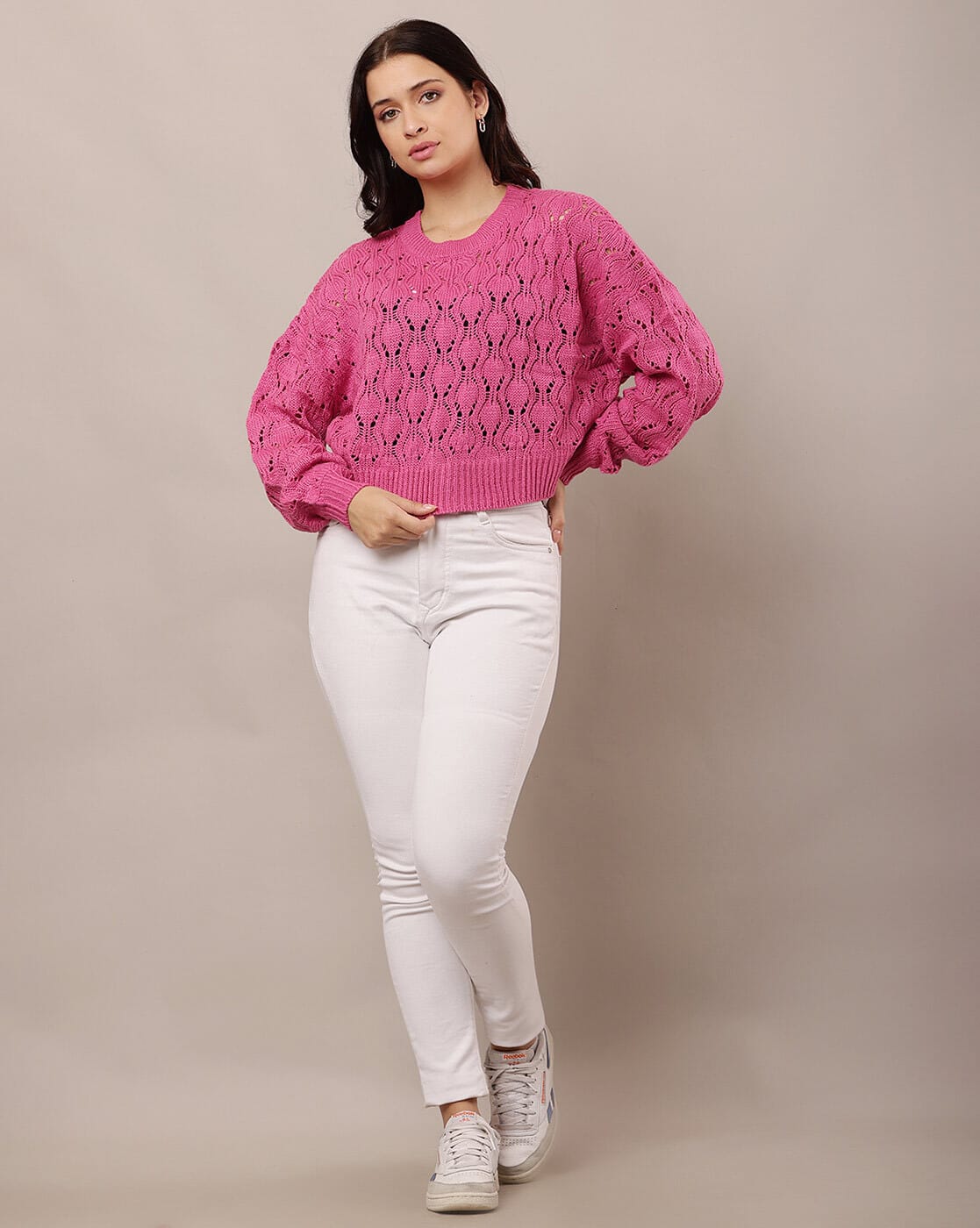 【KAMIYA】BORO Knit Sweater PINK -1117Wx1400H-700514822-pink-
