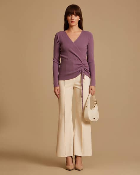 Buy Lavender Tops for Women by Kazo Online | Ajio.com