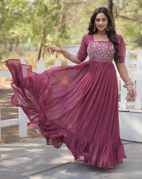 Buy Pink Dresses Gowns for Women by Wedani Online