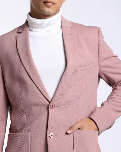 Buy Peach Blazers & Waistcoats for Men by Altheory by AZORTE