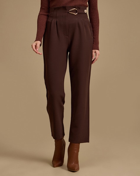 Kazo Women Straight Fit Trousers