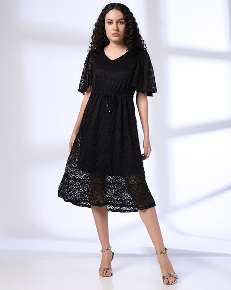 Buy Black Dresses for Women by Fig Online | Ajio.com