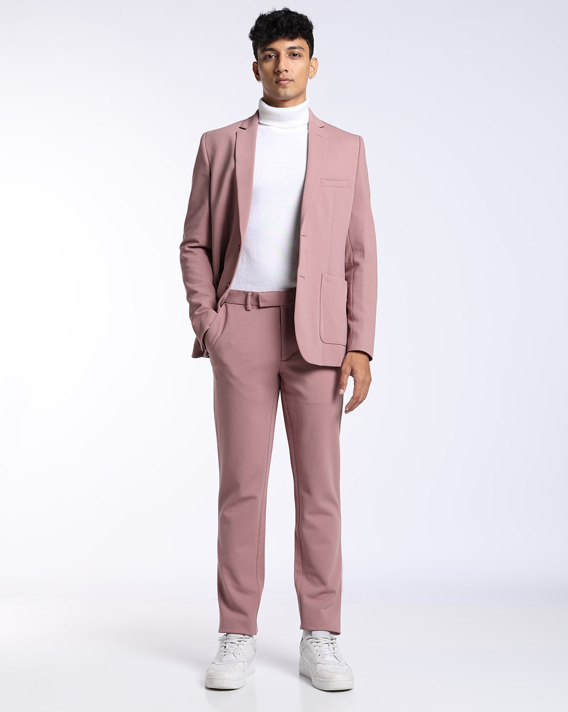Buy Peach Blazers & Waistcoats for Men by Altheory by AZORTE