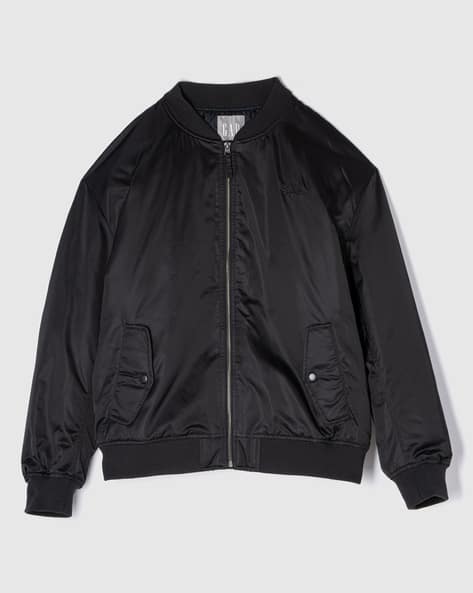 Buy GAP Men Regular Fit Zip-Front Bom Online | Ajio.com