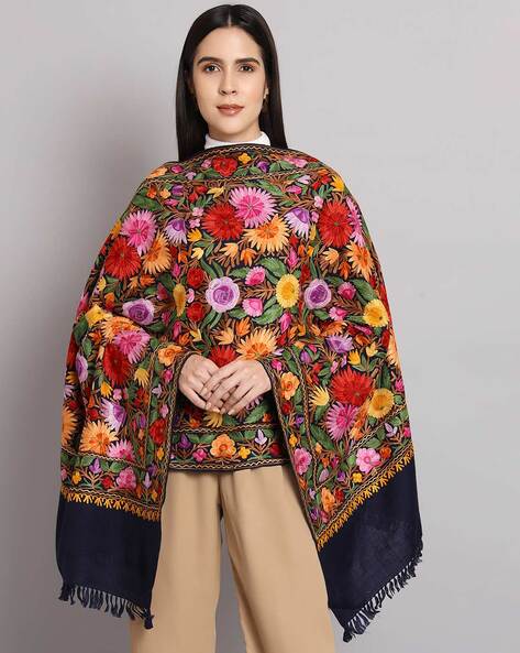 Women Embroidery Shawl Price in India