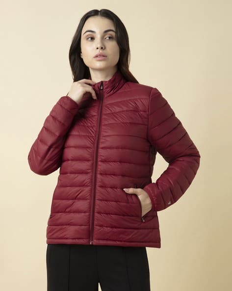Women Quilted Relaxed Fit Jacket